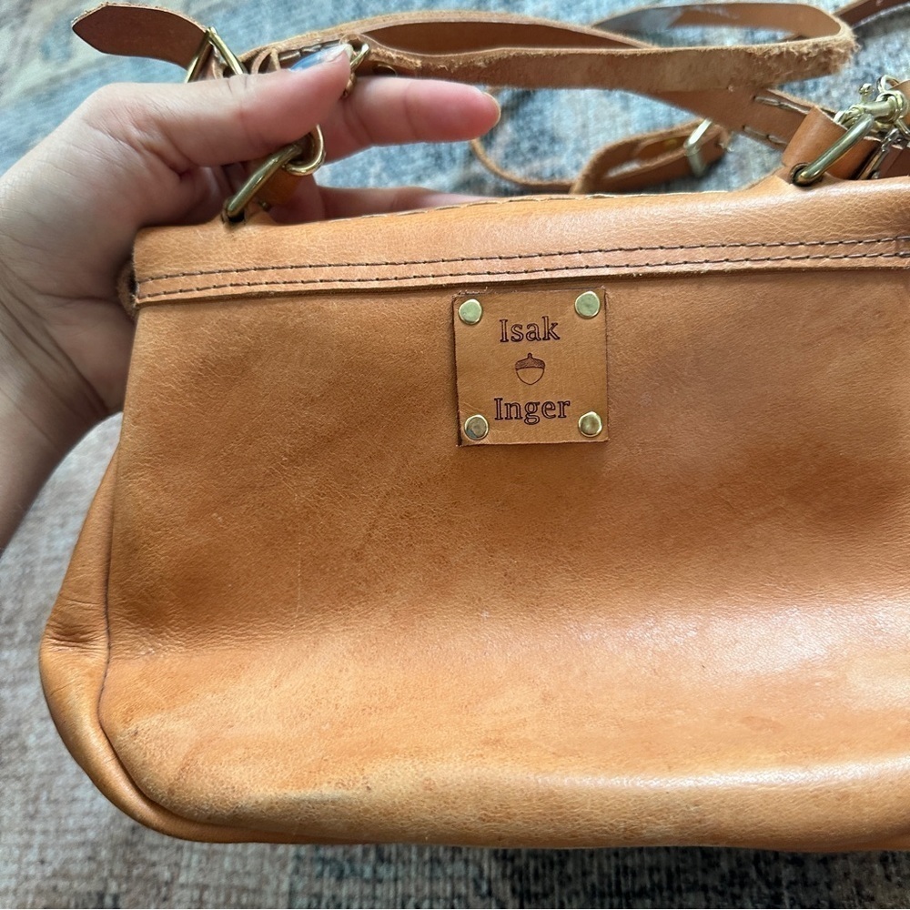 Vintage Isak and Inger Brown Leather Purse - Picture 4 of 6